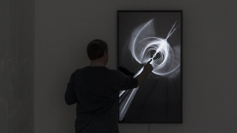 Equilibrium installation view at Laboratoria Art & Science Space, Moscow, Russia, 2014.