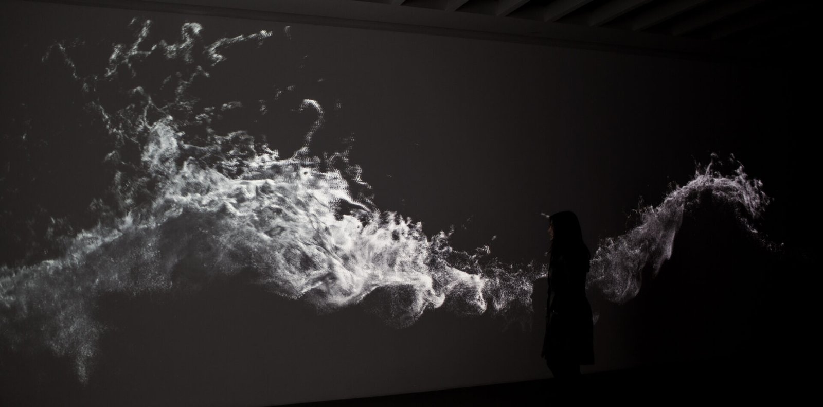 Waves installation view at Monochrome, Aksanat, Istanbul, Turkey, 2015.