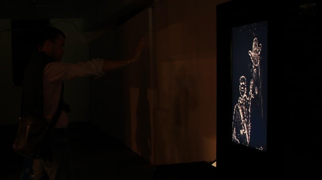 Gold installation view, freestanding version, London Design Week, 2009.