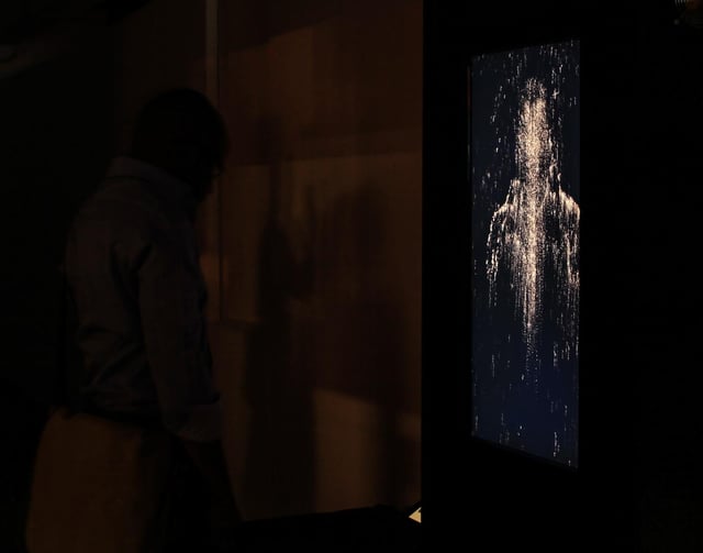 Gold installation view, freestanding version, London Design Week, 2009.