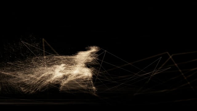 Depeche Mode – Fragile Tension, music video still. Directors: Barney Steel (Found Collective) and Rob Chandler. Software design and development: Memo Akten.