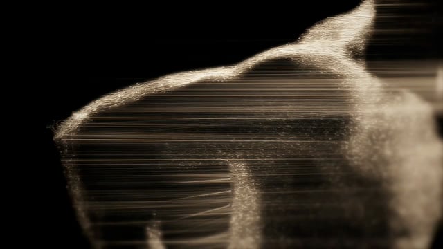Depeche Mode – Fragile Tension, music video still. Directors: Barney Steel (Found Collective) and Rob Chandler. Software design and development: Memo Akten.