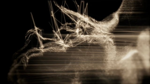 Depeche Mode – Fragile Tension, music video still. Directors: Barney Steel (Found Collective) and Rob Chandler. Software design and development: Memo Akten.