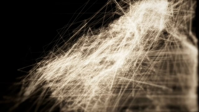 Depeche Mode – Fragile Tension, music video still. Directors: Barney Steel (Found Collective) and Rob Chandler. Software design and development: Memo Akten.