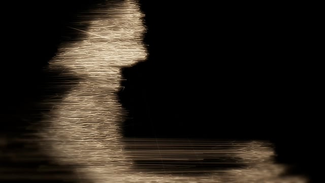 Depeche Mode – Fragile Tension, music video still. Directors: Barney Steel (Found Collective) and Rob Chandler. Software design and development: Memo Akten.