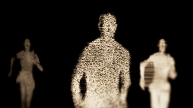 Depeche Mode – Fragile Tension, music video still. Directors: Barney Steel (Found Collective) and Rob Chandler. Software design and development: Memo Akten.