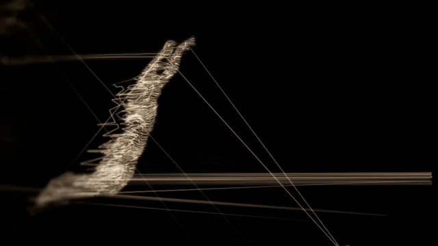 Depeche Mode – Fragile Tension, music video still. Directors: Barney Steel (Found Collective) and Rob Chandler. Software design and development: Memo Akten.