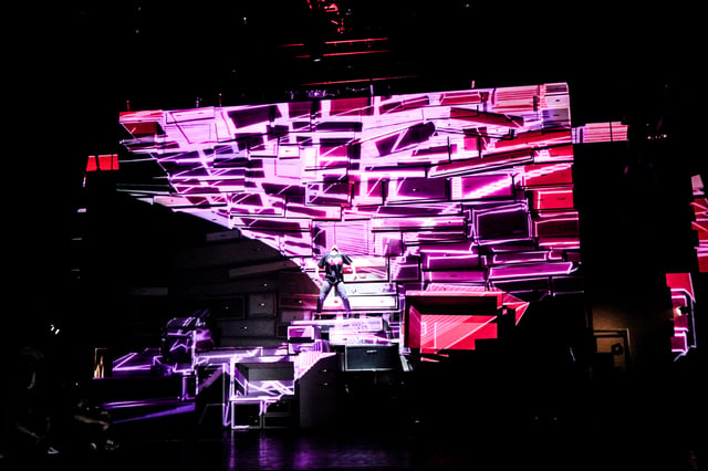 Blaze – The Streetdance Show, performance view. Visuals by The Mega Super Awesome Visuals Company (MSA Visuals).