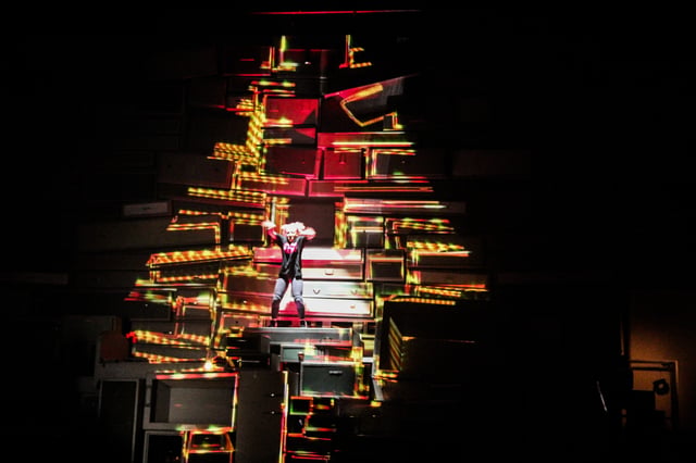 Blaze – The Streetdance Show, performance view. Visuals by The Mega Super Awesome Visuals Company (MSA Visuals).