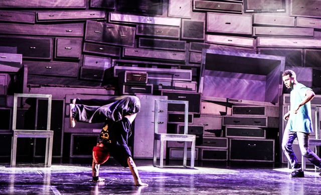 Blaze – The Streetdance Show, performance view. Visuals by The Mega Super Awesome Visuals Company (MSA Visuals).