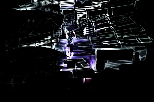 Blaze – The Streetdance Show, performance view. Visuals by The Mega Super Awesome Visuals Company (MSA Visuals).
