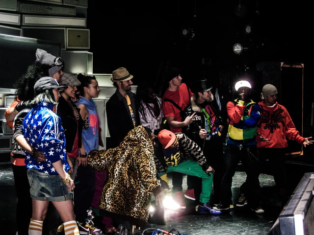 Blaze – The Streetdance Show, performance view. Visuals by The Mega Super Awesome Visuals Company (MSA Visuals).