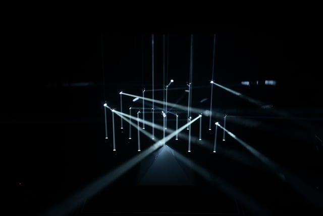 Meet your creator by Marshmallow Laser Feast, performance at Cannes Lions International Festival of Creativity, Cannes, France, 2012.