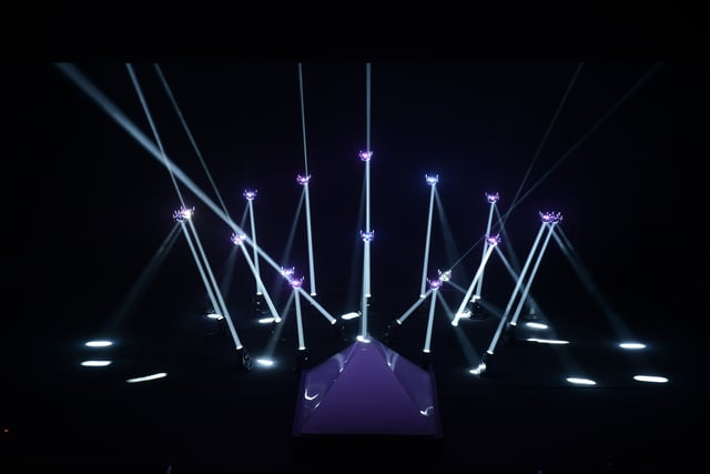 Meet your creator by Marshmallow Laser Feast, performance at Cannes Lions International Festival of Creativity, Cannes, France, 2012.