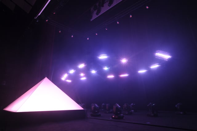 Meet your creator by Marshmallow Laser Feast, performance at Cannes Lions International Festival of Creativity, Cannes, France, 2012.