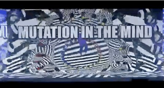 Just for hits – Mutation in the mind by Marshmallow Laser Feast, performance featuring Richard Dawkins at Cannes Lions International Festival of Creativity, Cannes, France, 2013.