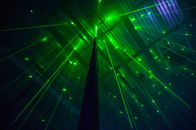Laser Forest by Marshmallow Laser Feast, installation view. Photo: Sandra Ciampone.