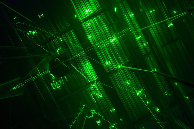 Laser Forest by Marshmallow Laser Feast, installation view. Photo: Sandra Ciampone.