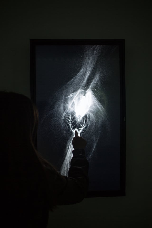 Equilibrium installation view at Laboratoria Art & Science Space, Moscow, Russia, 2014.