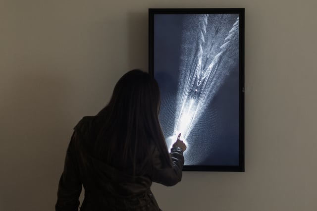 Equilibrium installation view at Laboratoria Art & Science Space, Moscow, Russia, 2014.