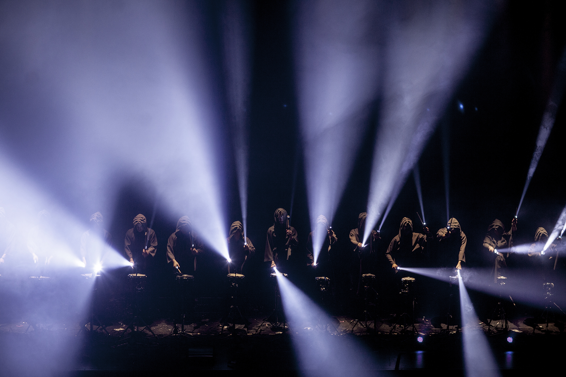 Simple Harmonic Motion #12 for 16 Percussionists at RNCM project