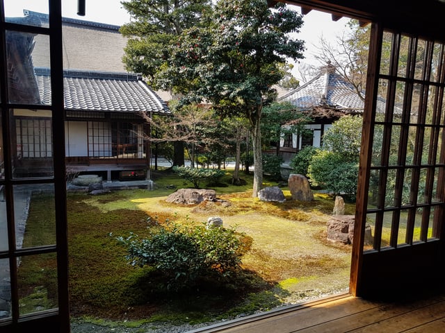 Deep Meditations: A brief history of almost everything by Memo Akten, installation view at Kennin-ji Temple, Kyoto, Japan, 2019.