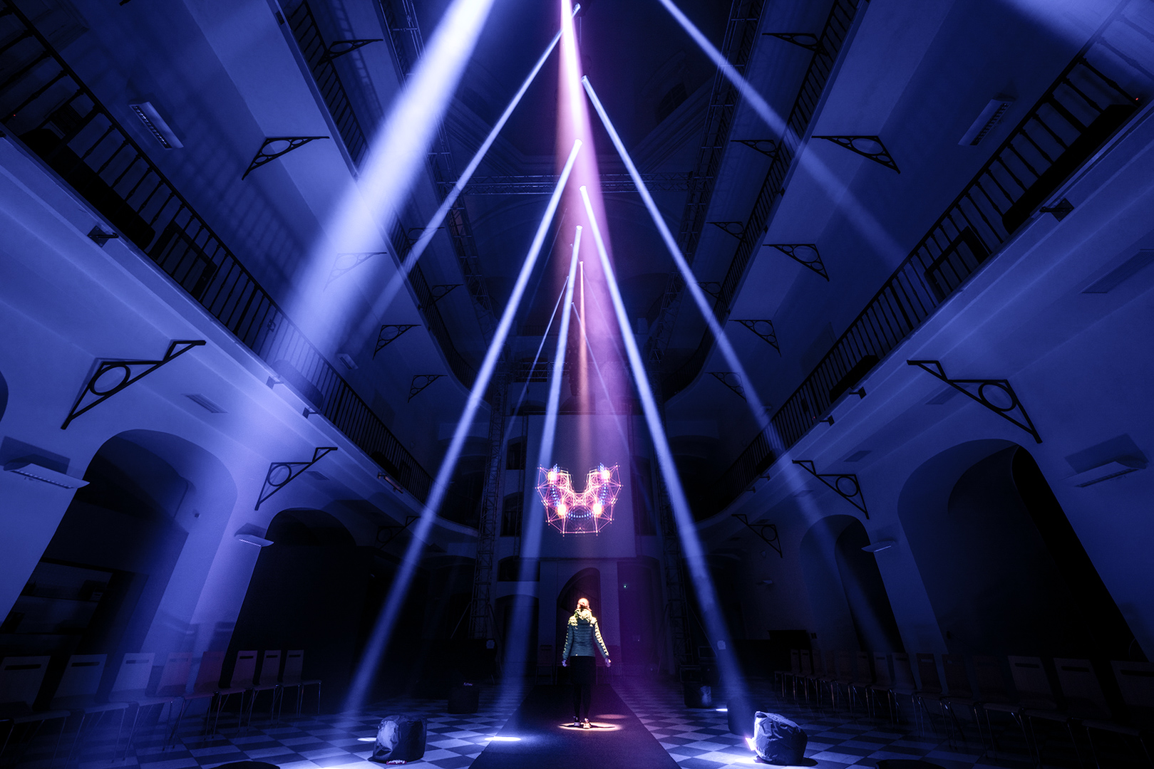 Simple Harmonic Motion for Light at Signal Festival project