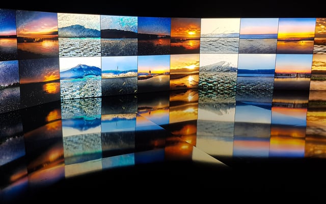 Deep Meditations: A brief history of almost everything by Memo Akten, installation view at Sónar+D, Barcelona, Spain, 2019.