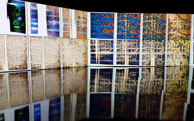 Deep Meditations: A brief history of almost everything by Memo Akten, installation view at Sónar+D, Barcelona, Spain, 2019.