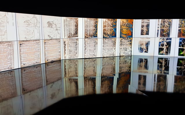 Deep Meditations: A brief history of almost everything by Memo Akten, installation view at Sónar+D, Barcelona, Spain, 2019.