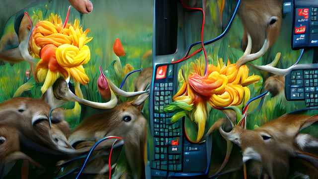 All Watched Over By Machines Of Loving Grace by Memo Akten, video still, 2021.