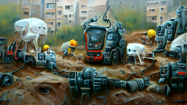All Watched Over By Machines Of Loving Grace by Memo Akten, video still, 2021.