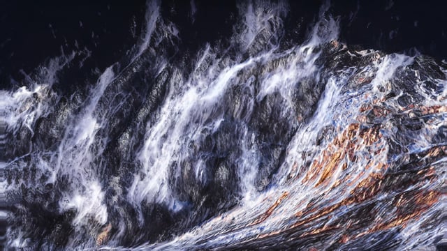 Waves 2.0: Terra by Memo Akten, still, 2023.